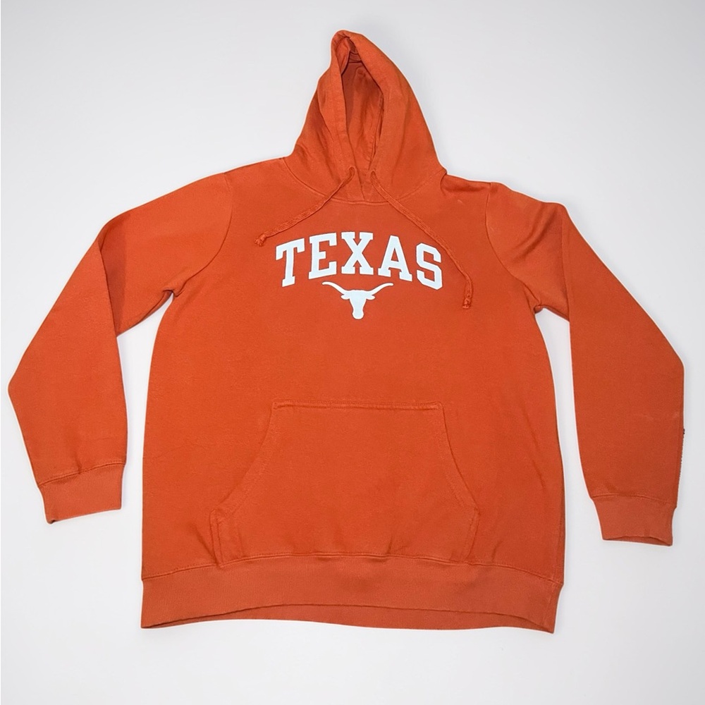 Texas Longhorns Orange Hooded Pullover Sweatshirt